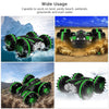 Mini RC Stunt Car Remote Control Car 4WD Amphibious 2.4GHz Double Sided 360Rotating for Kids,
