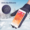 Mens Warm Winter Gloves: Touch Screen Gloves Cold Weather Gloves with Anti-slip Palm and Thickened Fleece Lining