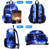 Vibger School Backpack Set Star School Bag with Laptop & Pencil Bag Fashionable & Practical School Bag for Girls and Boys - Blue