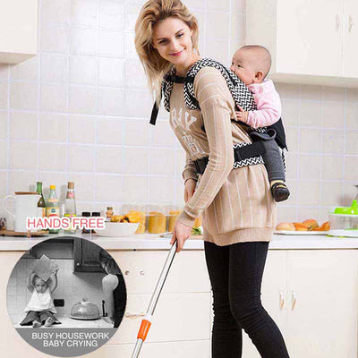 Vibger Newborn Baby Carrier Multifunctional & Adjustable Toddler Carrier with Breathable Stretchy Sling, Suitable for Newborn to Toddler