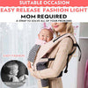 Vibger Newborn Baby Carrier Multifunctional & Adjustable Toddler Carrier with Breathable Stretchy Sling, Suitable for Newborn to Toddler