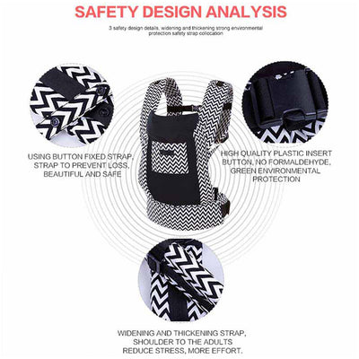 Vibger Newborn Baby Carrier Multifunctional & Adjustable Toddler Carrier with Breathable Stretchy Sling, Suitable for Newborn to Toddler