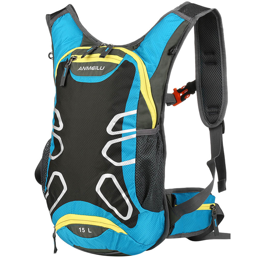 Vbiger 15L Hydration Backpack Splash-proof Cycling Backpack Lightweight Outdoor Daypack