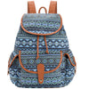 Vbiger Canvas Backpack Casual Shoulders Bag Travel Daypack Fashionable School Bag