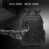 Vbiger Men Breathable Backpack Travel Bag Shoulder Bag with USB Port