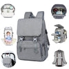 Vbiger USB Diaper Bag Large-capacity Backpack Travel Bag