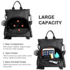 Vbiger Casual Shoulder Bag Daypack with Detachable Strap and Back Anti-theft Pocket
