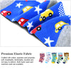 Vbiger Toddler Boys Cotton Socks Little Boys Cute Cartoon Pattern Socks Dual Defense Cushion Comfort Socks for 3-5 Years Old Boys - 5 Pairs