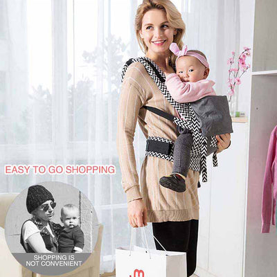 Vibger Newborn Baby Carrier Multifunctional & Adjustable Toddler Carrier with Breathable Stretchy Sling, Suitable for Newborn to Toddler