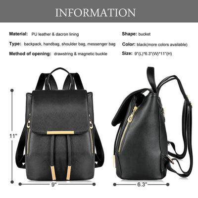 New Style Fashionable Womens Backpack Stylish Lovely School Shoulder Handbag - Backpacks