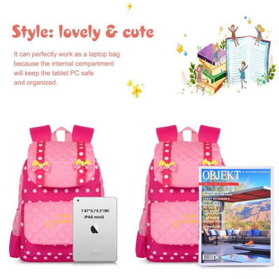 Vbiger Casual School Bag Nylon Shoulder Daypack Children School Backpacks for Teen Girls - Backpacks