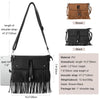 Vbiger Fashionable Shoulder Bags Cross-Body Bag Women Handbag with Tassel Decoration - Bag