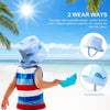 Vbiger Kids Sun Protection Hat UPF 50+ Sun Hat Bucket Hat with Double-sided Design and Improved Self-adhesive Strap - Hats