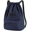 Vbiger Men and Women Drawstring Backpack Chic Classic Travel Drawstring Bag - Dark Blue - Backpacks