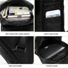Vbiger Men Vintage PU Leather Backpack Laptop Backpack School Book bag for Men - Backpacks