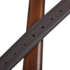 Vbiger Popular Embossing Single-Prong Buckle PU Leather Belt - Belt