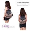 Vbiger Stylish Canvas Backpack Casual Bag Drawstring Backpacks - Backpacks