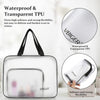 Vbiger TSA Approved Toiletry Bag Set Translucent Cosmetic Bag Packing Cube Set of 3 - Bag