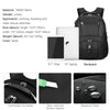 Vbiger Unisex Business Daypack with USB Charging Port and Earphone Hole Fits 17.3 Laptop - Backpacks