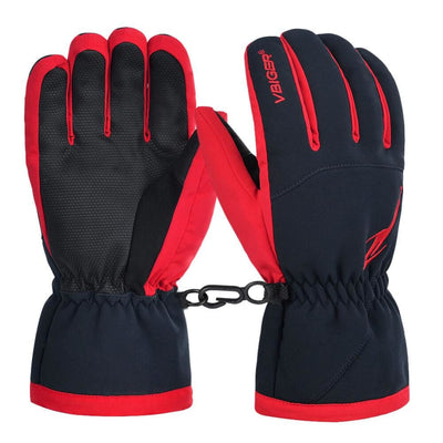Vbiger Unisex Winter Warm Gloves Full-finger Snowboard Gloves Waterproof Sports Gloves - M - Gloves