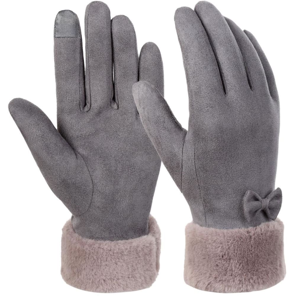 Vbiger Warm Winter Gloves Touch Screen Gloves Thickened Cold Weather Gloves - M - Gloves