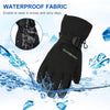 Vbiger Windproof Ski Thickened Winter Gloves Warm Splash-proof Sports Gloves - Gloves