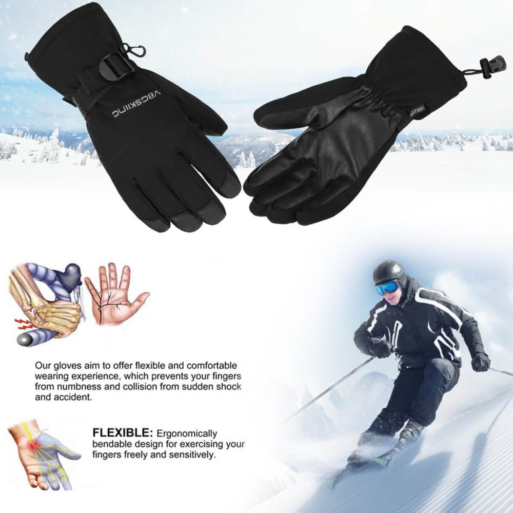 Alpine Reflective Full Finger Cycling Glove for Cool Weather