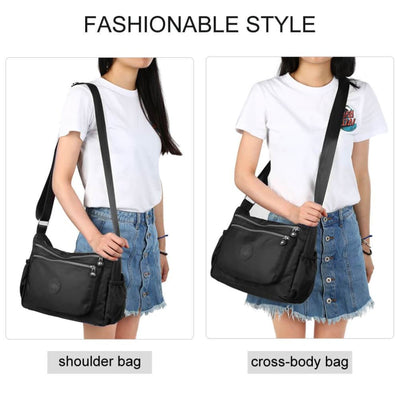 Vbiger Women Casual Shoulder Bag Multi Pockets Waterproof Shoulder Bag - Bag