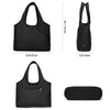 Vbiger Women Handbag Large Capacity Shoulder Bag Reusable Grocery Bag Oxford Shopping Bag - Bag