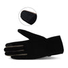 Vbiger Women Winter Warm Gloves Touch Screen Gloves Casual Gloves with Lovely Bowknot Black - Gloves
